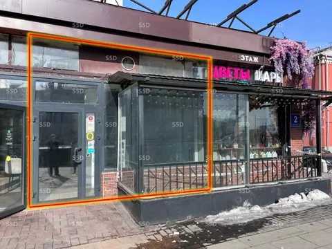 Помещение свободного назначения в Москва ул. Зацепский Вал, 2С3 (38 м)