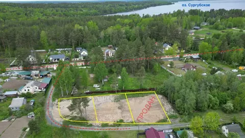 Участок в Карелия, Прионежский район, Шуйское с/пос, д. Маткачи  (7.26 ...