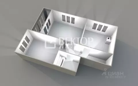 2-к кв. Костромская область, Кострома ул. 7-я Рабочая, 36 (61.5 м)