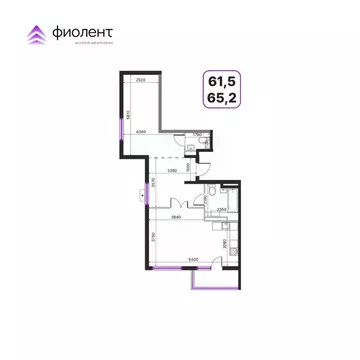 3-к кв. Приморский край, Владивосток ул. Расула Гамзатова, 1 (61.5 м)