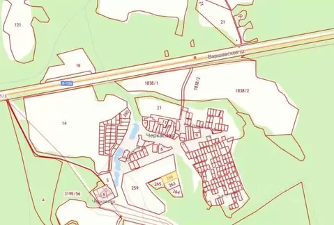 Участок в Калужская область, Село Ферзиково с/пос, д. Черкасово  (50.0 ...