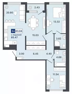 3-к кв. Тюменская область, Тюмень Гилевский жилрайон, Эпитеты жилой ...