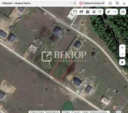 Участок в Ивановская область, Ивановский муниципальный округ, д. ...