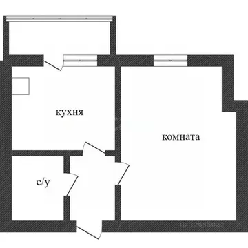 Студия Костромская область, Кострома Панинская ул., 2к3 (27.7 м)