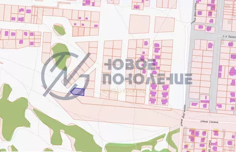Участок в Омская область, Омск ул. Санина (10.0 сот.)