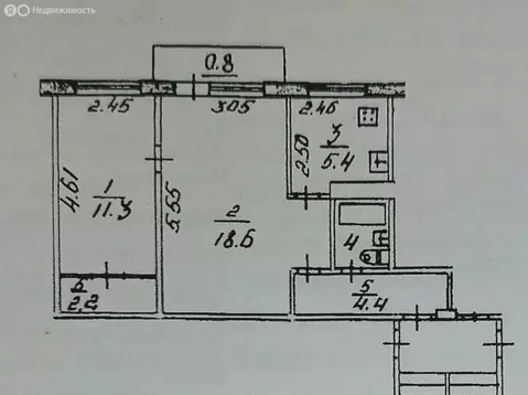 2-комнатная квартира: Псков, исторический район Запсковье, улица Олега ...
