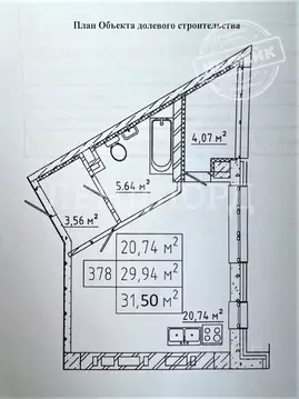 Студия Ростовская область, Батайск ул. Луначарского, 177Бк3 (30.0 м)