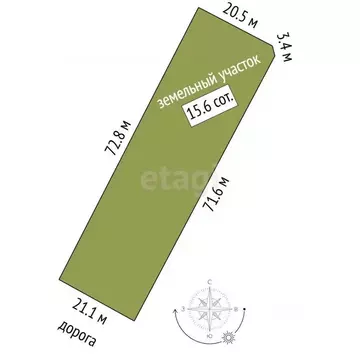 Участок в Нижегородская область, Выкса городской округ, Шиморское рп ...