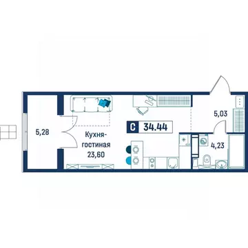 Студия Ленинградская область, Всеволожский район, пос. Бугры Стороны ...