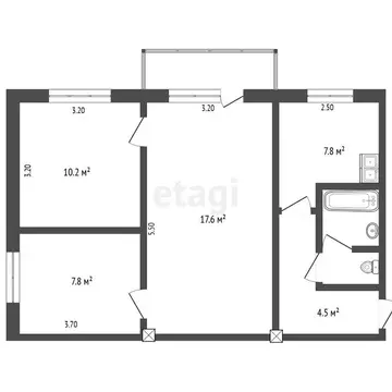 3-комнатная квартира: Омск, микрорайон Городок Нефтяников, улица ...