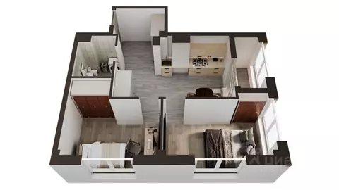 2-к кв. Сахалинская область, Анивский городской округ, с. Новотроицкое ...