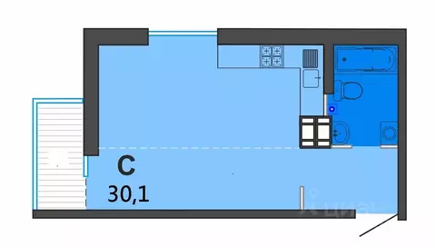 Студия Свердловская область, Верхняя Пышма ул. Петрова, 34 (30.1 м)