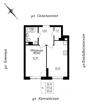 1-к кв. Свердловская область, Екатеринбург ул. Кронштадтская, 30 ...