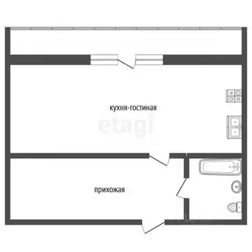 2-к кв. Пермский край, Пермь Хабаровская ул., 64 (47.9 м)