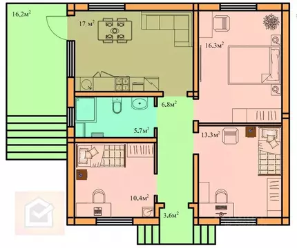 Дом в Севастополь ул. Комбата Гегешидзе, 2 (73 м)
