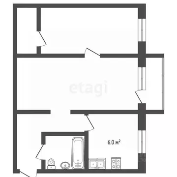 2-к кв. Ярославская область, Ярославль ул. Гоголя, 13 (42.1 м)