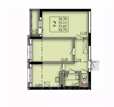 2-к кв. Башкортостан, Уфа Затон-Восточный жилрайон, Паруса жилой ...