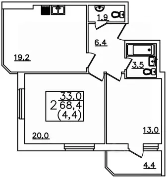2-к кв. Ставропольский край, Пятигорск Бештау мкр, Алые Паруса жилой ...