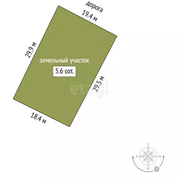 Участок в Симферополь, Балаклавская улица (5.61 м)