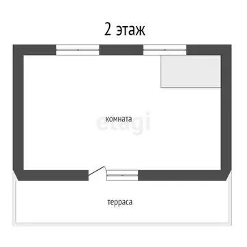 Дом в Камышлов, СНТ Заря (12.7 м)