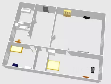 3-к кв. Сахалинская область, Холмск ул. Победы, 28А (53.0 м)