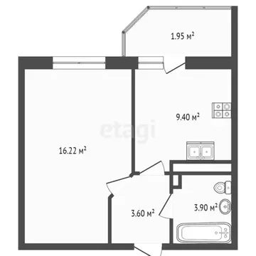 1-к кв. Ростовская область, Ростов-на-Дону ул. Берберовская, 28с2 ...
