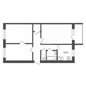3-к кв. Владимирская область, Муром Красногвардейская ул., 32 (61.8 м)