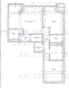 4-к кв. Краснодарский край, Сочи ул. Гастелло, 28к1 (102.0 м)