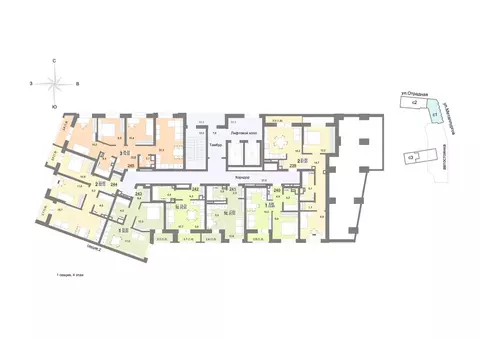 1-к кв. Свердловская область, Екатеринбург ул. Металлургов, 63/1 (39.6 ...