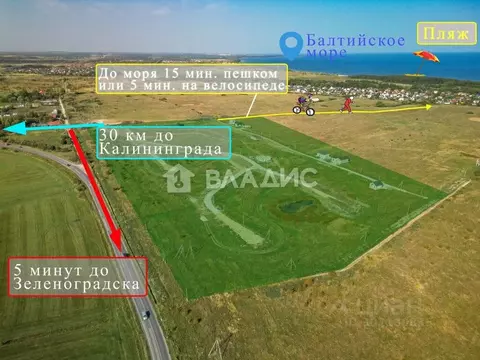 Участок в Калининградская область, Зеленоградский муниципальный округ, ...
