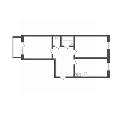 2-к кв. Тюменская область, Тюмень Антипино мкр, ул. Каспийская, 3к1 ...
