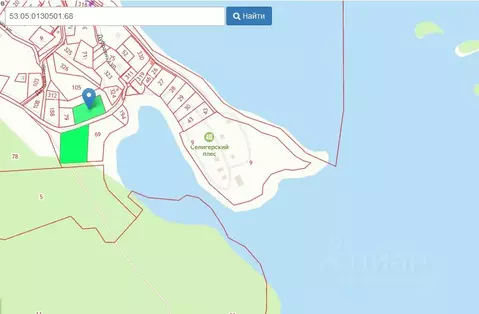 Участок в Новгородская область, Демянский муниципальный округ, Деревня ...