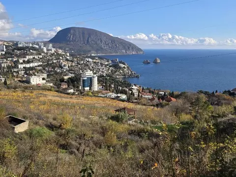 Участок в Крым, Ялта муниципальный округ, Гурзуф пгт ш. Гурзуфское, 1Ж ...