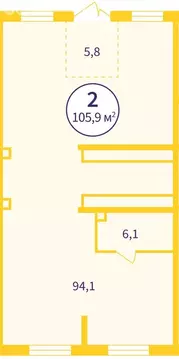 Помещение свободного назначения (106 м)