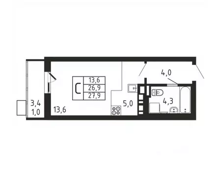 Студия Московская область, Мытищи городской округ, д. Пирогово ...
