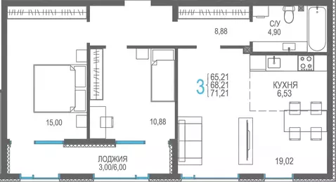 Студия Крым, Сакский район, Лесновское с/пос, с. Прибрежное Розовое ...