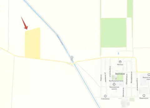 Участок в Зерновое, Школьная улица (200 м)