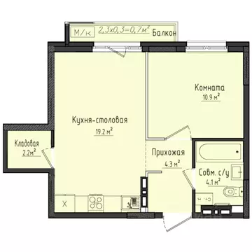 1-к кв. Удмуртия, Завьяловский район, с. Первомайский Город ...