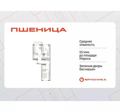 2-к кв. Новосибирская область, Новосибирский район, Краснообск рп ...