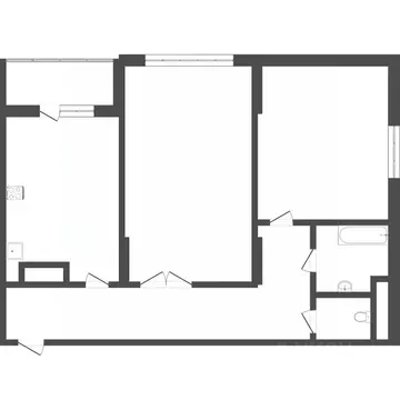 2-к кв. Тюменская область, Тюмень ул. 50 лет Октября, 4 (64.0 м)