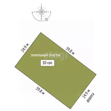 Участок в Татарстан, Менделеевск  (10.0 сот.)