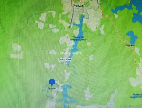 Участок в Свердловская область, Ревда городской округ, пос. Ледянка  ...