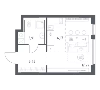 Студия Санкт-Петербург, Санкт-Петербург, Колпино Новое Колпино жилой ...