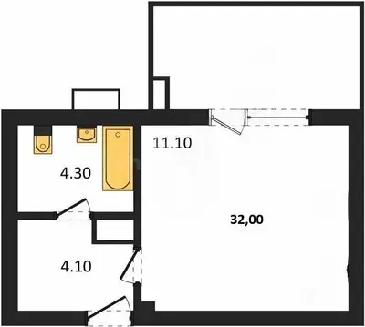 Квартира-студия: Севастополь, ул. Маячная (32 м)