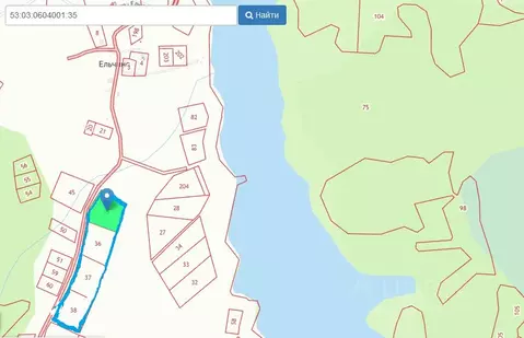 Участок в Новгородская область, Валдайский район, Короцкое с/пос, д. ...
