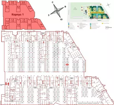 Гараж в Санкт-Петербург Автограф в центре жилой комплекс (13 м)