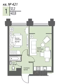 1-к кв. Нижегородская область, Нижний Новгород Спортивный мкр, ...