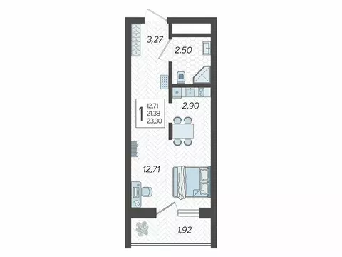 Квартира-студия: Сочи, микрорайон Бытха, Ясногорская улица, 16/2к4 ...