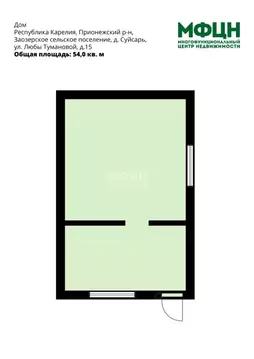 Дом в Карелия, Прионежский район, Заозерское с/пос, д. Суйсарь ул. ...