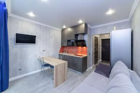 Студия Тюменская область, Тюмень ДОК мкр, ул. Ботаническая, 1к1 (19.6 ...